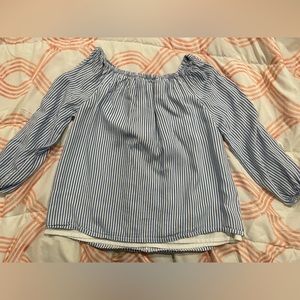 Abercrombie Kids girls blouse with open sleeves